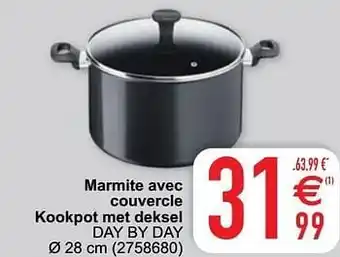 Cora Marmite avec couvercle kookpot met deksel day by day aanbieding