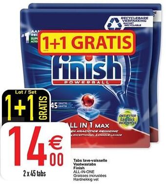Cora Tabs lave-vaisselle vaatwastabs finish all-in-one aanbieding