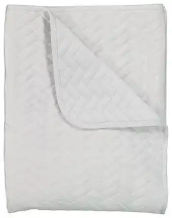 HEMA HEMA Bedsprei - Velours Grijs (grijs) aanbieding