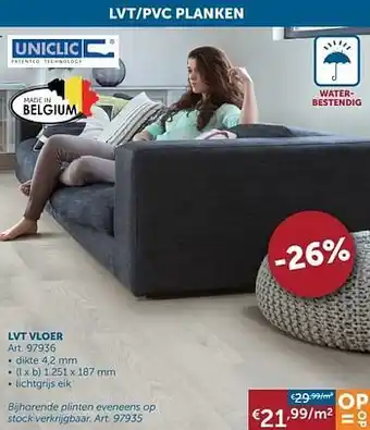 Zelfbouwmarkt Lvt vloer aanbieding