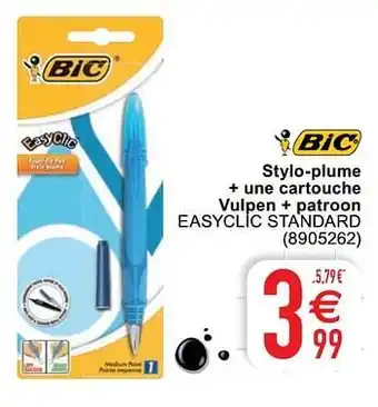 Cora Stylo-plume + une cartouche vulpen + patroon easyclic standard aanbieding