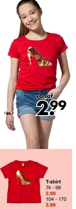 Wibra T-shirt aanbieding