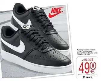 Cora Running homme - heren court vision low aanbieding