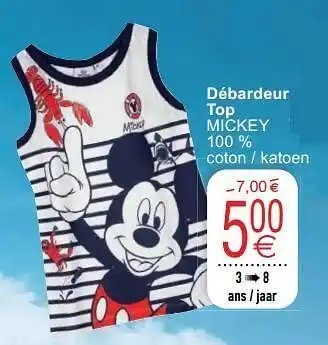 Débardeur top mickey