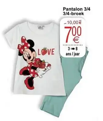 Cora Pantalon 3-4 3-4-broek aanbieding