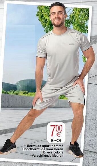 Cora Bermuda sport homme sportbermuda voor heren aanbieding