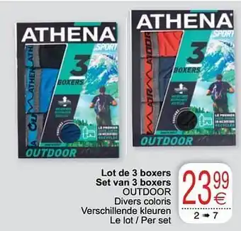 Cora Lot de 3 boxers set van 3 boxers outdoor aanbieding