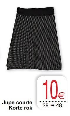 Cora Jupe courte korte rok aanbieding