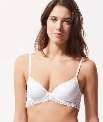Etam Beha nr. 4 - fijne cups - 75C - ECRU - Etam aanbieding