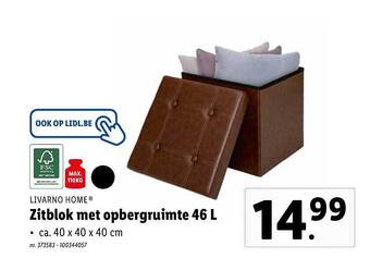 Zitblok Met Opbergruimte