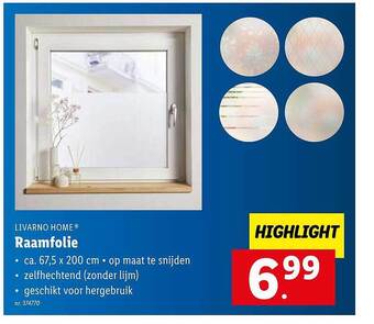 Lidl Raamfolie aanbieding