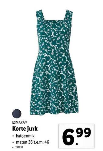 Lidl Korte Jurk aanbieding