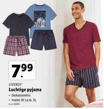 Lidl Luchtige Pyjama aanbieding