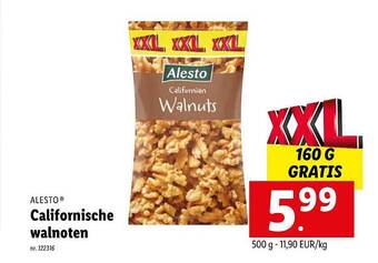 Lidl Californische Walnoten aanbieding