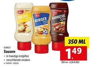 Lidl Sauzen aanbieding