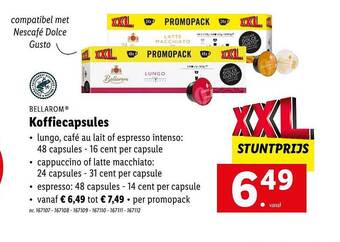 Lidl Koffiecapsules aanbieding