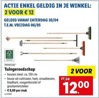Lidl Tuingereedschap aanbieding