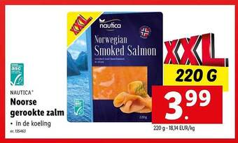 Lidl Noorse Gerookte Zalm aanbieding