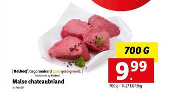 Lidl Malse Chateaubriand aanbieding
