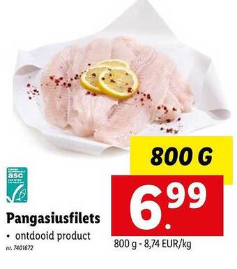 Pangasiusfilets
