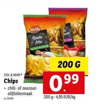 Lidl Chips aanbieding