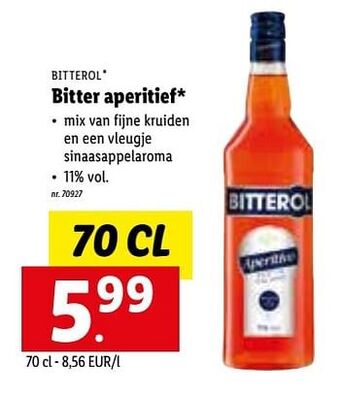 Bitter aperitief