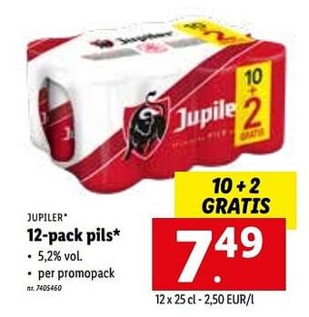Lidl 12-pack pils aanbieding