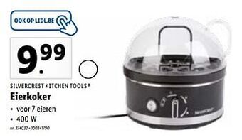 Lidl Silvercrest kitchen tools eierkoker aanbieding