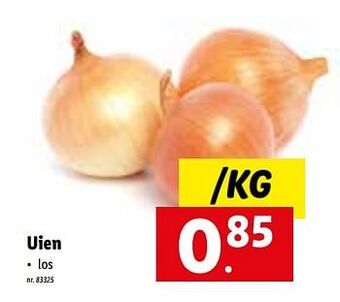 Lidl Uien aanbieding