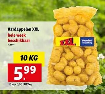 Lidl Aardappelen xxl aanbieding