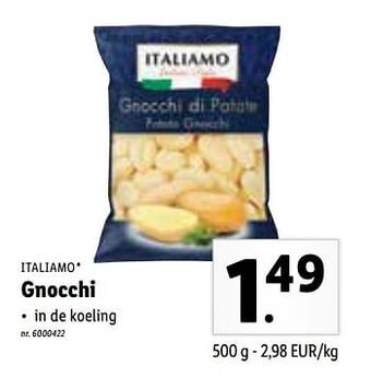 Lidl Gnocchi aanbieding