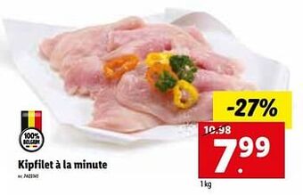 Lidl Kipfilet à la minute aanbieding
