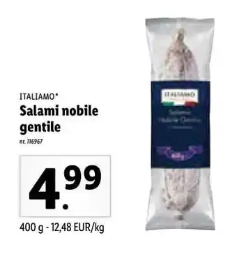 Salami nobile gentile