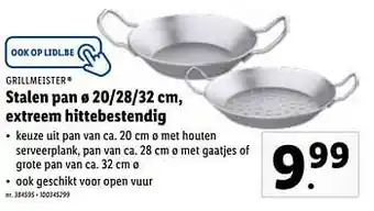 Lidl Stalen pan aanbieding