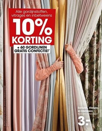 Kwantum Gordijnen vitrages en inbetweens aanbieding