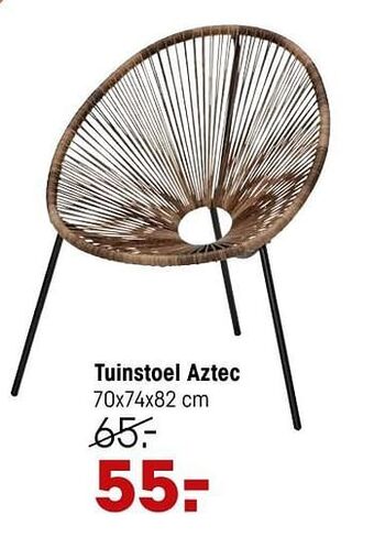 Kwantum Tuinstoel aztec aanbieding