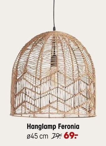 Kwantum Hanglamp feronia aanbieding