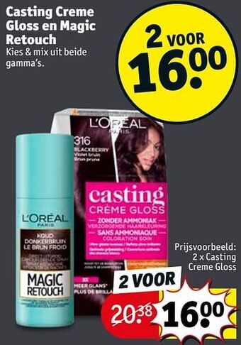 Kruidvat Casting creme gloss aanbieding