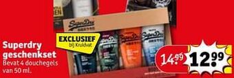 Kruidvat Superdry geschenkset aanbieding