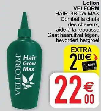 Cora Lotion velform hair grow max aanbieding