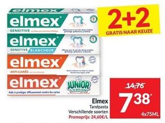 Intermarché Elmex tandpasta aanbieding