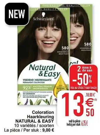Cora Coloration haarkleuring natural + easy aanbieding