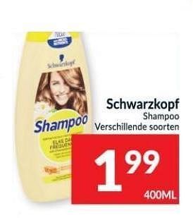 Intermarché Schwarzkopf shampoo aanbieding