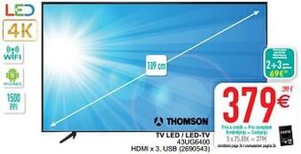 Cora Thomson tv led - led-tv 43ug6400 aanbieding