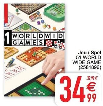 Cora Jeu - spel 51 world wide game aanbieding