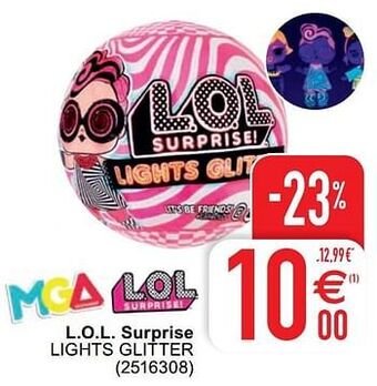 Cora L.o.l. surprise lights glitter aanbieding