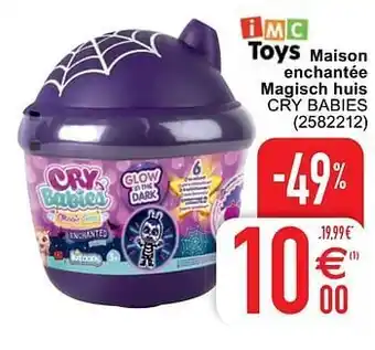 Cora Maison enchantée magisch huis cry babies aanbieding