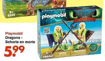 Playmobil dragons - schorie en morie