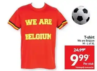 Intermarché T-shirt we are belgium aanbieding
