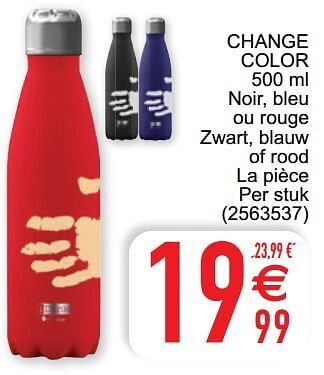 Cora Gourdes double paroi - dubbelwandige drinkbussen change color aanbieding